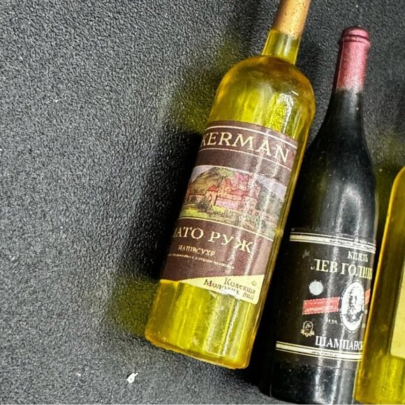 Miniature Dollhouse 3 Wine Bottle Decor - Picture 15 of 16